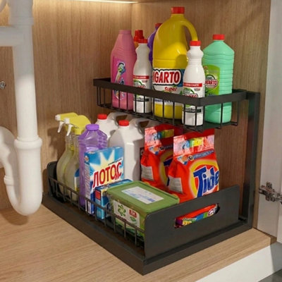  - Sliding Drawer Under Sink Storage Organiser