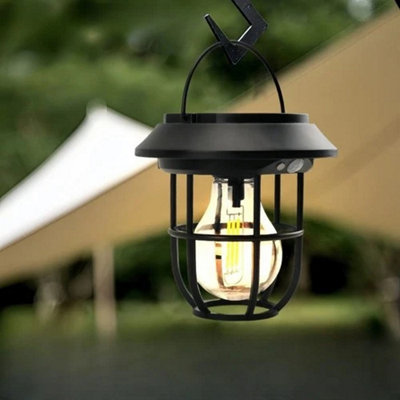  - Solar Motion Sensor Light Hanging Lantern Outdoor