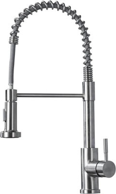  - Kitchen Faucet Mixer Tap Pull Out Sprayer 3 Function Chrome Tap