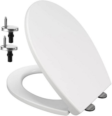  - Soft Close Oval Toilet Seat With Quick Release Hinges