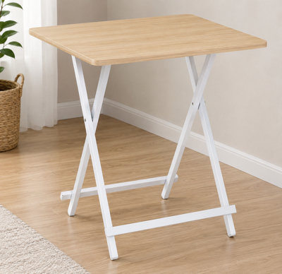  - 70Cm Folding Wooden Dining Table Space Saving Kitchen Table