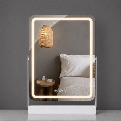  - Led Vanity Mirror 48X32Cm With Dimmable Light And Touch Control