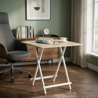  - 70Cm Square Wooden Folding Dining Table Space Saving Kitchen Table