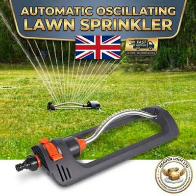  - Oscillating Garden Sprinkler For Lawn Watering And Site Cooling