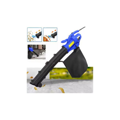  - 3500W 3 In 1 Electric Leaf Blower Vacuum Mulcher With 35L Bag And 10M Cable Without Battery