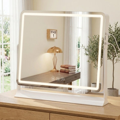  - Dimmable Hollywood Makeup Mirror 360 Rotating Design