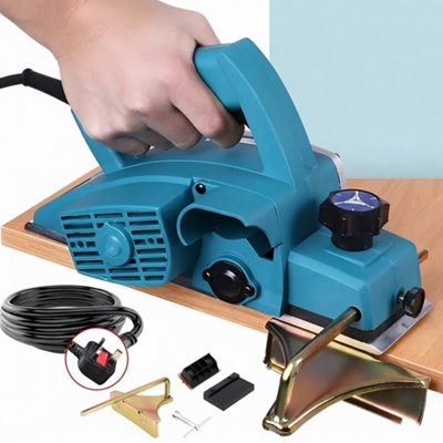 B&Q 1200W Portable Electric Wood Planer Power Tool