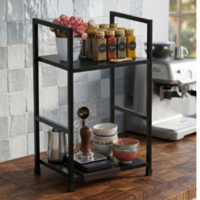  - 2 Tier Bamboo Wooden Spice Rack