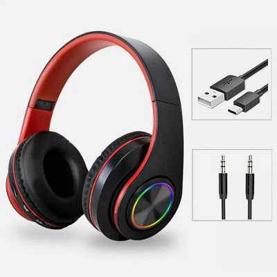 B&Q Wireless Bluetooth 5.3 Over-Ear Headphones With Noise Cancelling