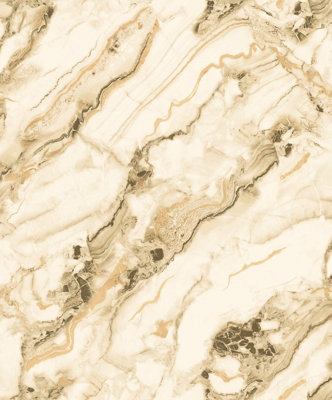 Zed Décor Zed Decor Champagne Gold Liquid Marble Vinyl Wallpaper 621009 from B&Q