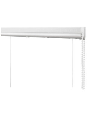  - Deluxe Pvc Cassette Roman Blind Kit With White Chain (250Cm Drop) 120Cm