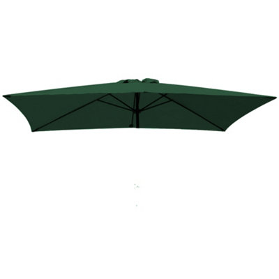 B&Q -  Replacement Parasol Fabric Umbrella Canopy Cover For 3X2M 6 Arm Parasols Green