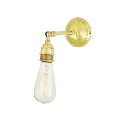 Luminosa Lighting Light Luminosa Ing Luminosa Dabb Wall Polished Brass 13Cm
