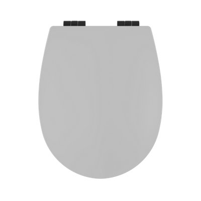 Bemis Hudson Soft Close Toilet Seat Matt Concrete from B&Q
