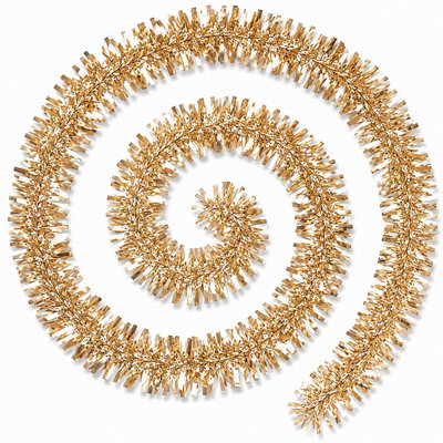 B&Q -  8 X 2M Champagne Chunky Tinsel Garland
