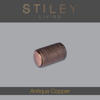 B&Q -  Antique Copper Knurled Cabinet & Drawer Knob