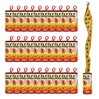 30Pcs Extra Sticky Fly Traps Insect Catchers from B&Q