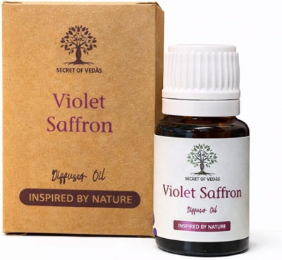 B&Q -  Violet Saffron Diffuser Oil 10Ml Reed Diffuser Oil Electric Diffuser Oil Fragrance Oil Oil Burner Home Fragrance Scented Oil