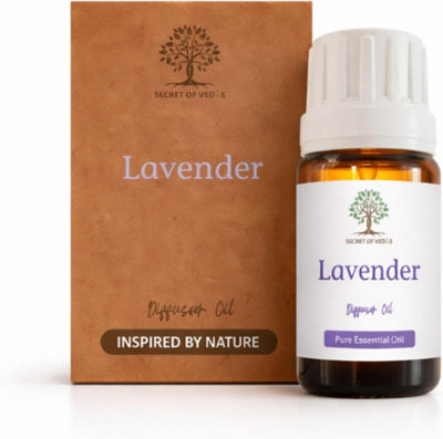 SECRET OF VEDAS Lavender Diffuser Oil 10Ml Reed Diffuser Oil Electric Diffuser Oil Fragrance Oil Oil Burner Home Fragrance Scented Oil from B&Q