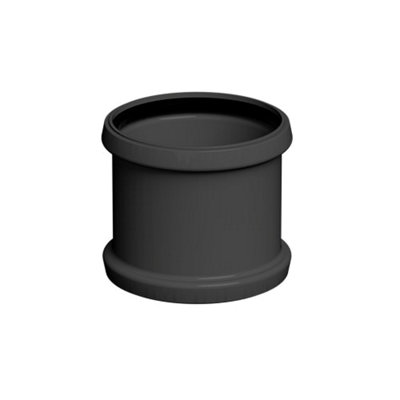 Floplast 110mm Industrial Xtraflo Downpipe Kit With Hopper HeadBlack from B&Q