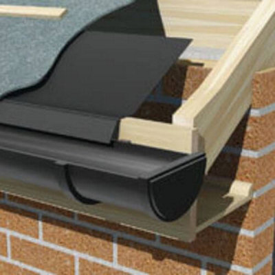 B&Q -  Eaves Guard Pack Of 5 1.5M Pvc-U Eaves Support Trays With 150mm Projection And 50mm Drip