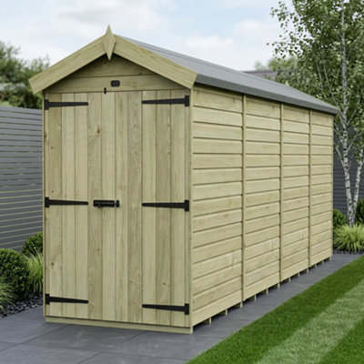 B&Q -  4 X 15 Apex Shed (Double DoorNo Windows)