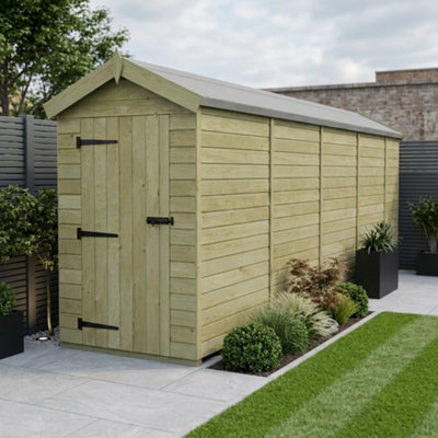 B&Q -  4 X 19 Apex Shed (Single DoorNo Windows)