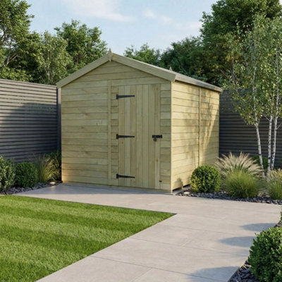 B&Q -  8 X 8 Apex Shed (Single DoorNo Windows)