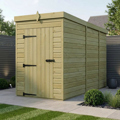 B&Q -  4 X 9 Pent Shed (Single DoorNo Windows)