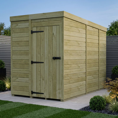 B&Q -  5 X 9 Pent Shed (Single DoorNo Windows)