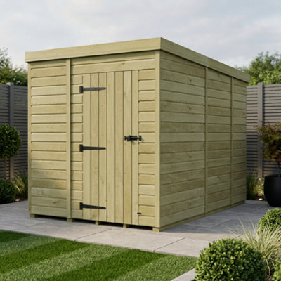 B&Q -  6 X 9 Pent Shed (Single DoorNo Windows)