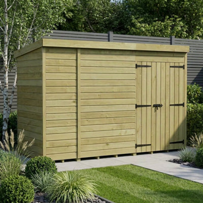 B&Q -  10 X 4 Pent Shed (Double DoorNo Windows)
