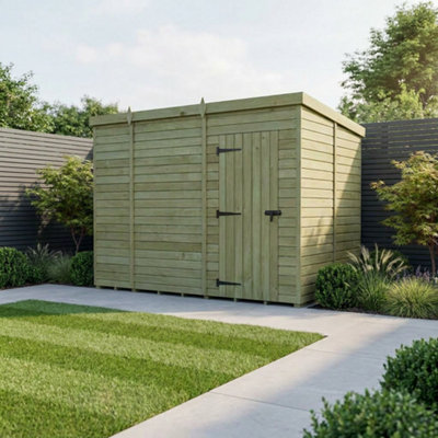 B&Q -  10 X 6 Pent Shed (Single DoorNo Windows)