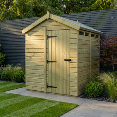 B&Q - 8 X 8 Apex Security ShedDiy Sheds