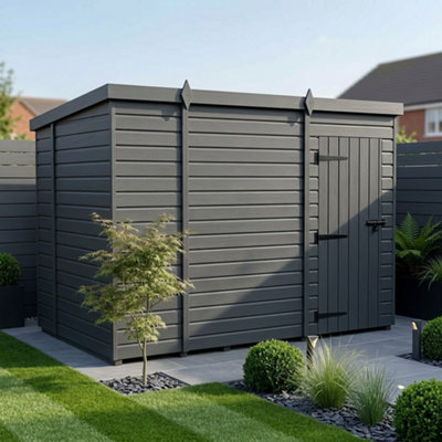 B&Q -  10X6 Pent Composite Shed (Single DoorNo Windows)
