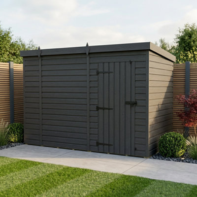 B&Q -  10X8 Pent Composite Shed (Single DoorNo Windows)