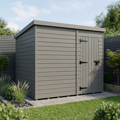 B&Q -  10X9 Pent Composite Shed (Single DoorNo Windows)