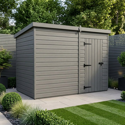B&Q -  15X10 Pent Composite Shed (Single DoorNo Windows)
