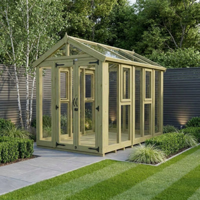 B&Q - 6X10 Glass GreenhouseDiy Sheds