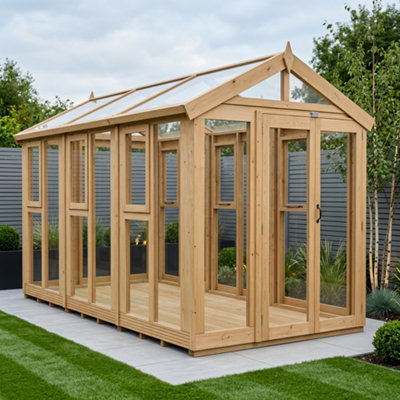 B&Q - 6X12 Glass GreenhouseDiy Sheds