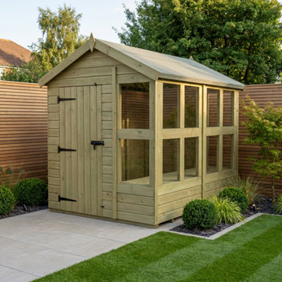 B&Q - 6 X 8 Apex Potting ShedDiy Sheds