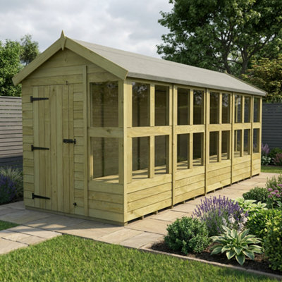 B&Q - 6 X 18 Apex Potting ShedDiy Sheds