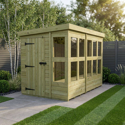 B&Q - 6 X 10 Pent Potting ShedDiy Sheds