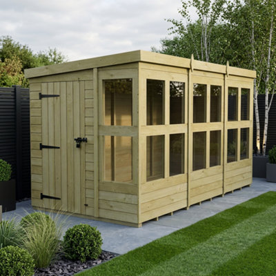 B&Q - 6 X 12 Pent Potting ShedDiy Sheds