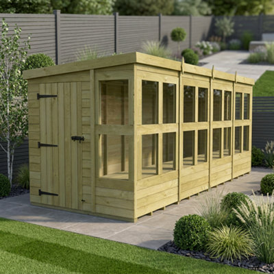 B&Q - 6 X 16 Pent Potting ShedDiy Sheds