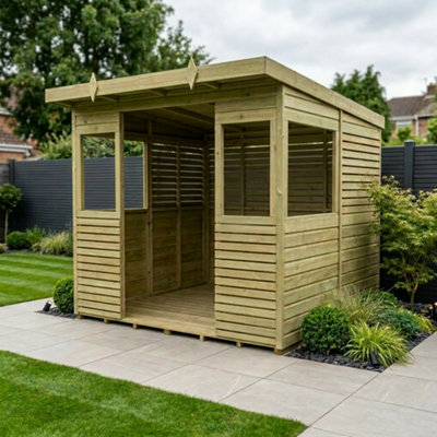 B&Q -  8 X 8 Bbq/outdoor Kitchen Shelter