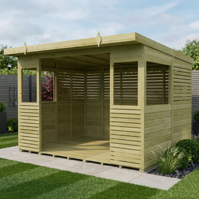 B&Q -  10 X 8 Bbq/outdoor Kitchen Shelter