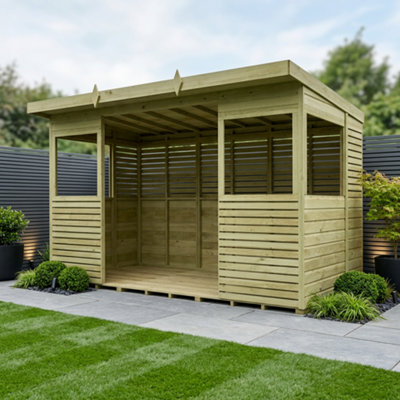 B&Q -  12 X 6 Bbq/outdoor Kitchen Shelter