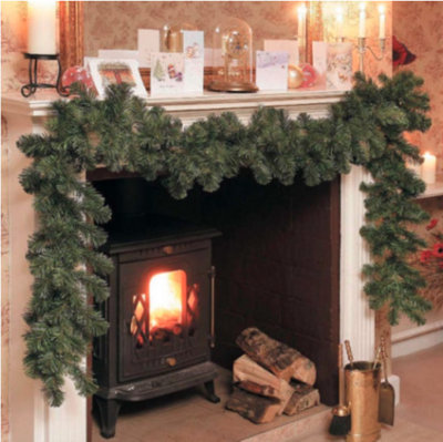 Snowtime Christmas Colorado Garland Green 270Cm from B&Q