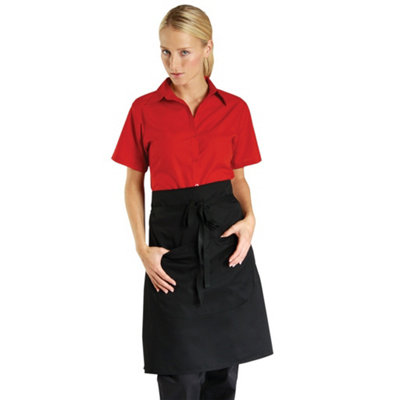 Dennys Unisex Adults Catering Waist Apron With Pocket from B&Q